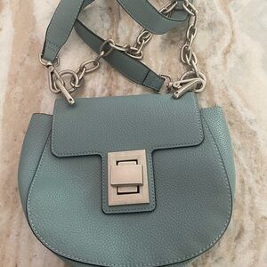 Elegant Steve Madden Blue Leather Shoulder Bag